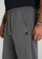 American Tall Online | Open-Bottom Pajama Pants for Tall Men in Charcoal Mix