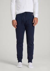 American Tall Online Shop | Waffle-Knit Lounge Jogger for Tall Men in Patriot Blue