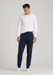 American Tall Online Shop | Waffle-Knit Lounge Jogger for Tall Men in Patriot Blue