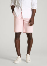 American Tall Sale | Stretch Commuter Chino Short for Tall Men in Barely Pink