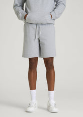 American Tall Online Shop | Everyday French Terry Shorts for Tall Men in Grey Mix