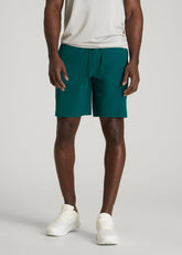 American Tall Outlet | Featherweight Linerless Running Short for Tall Men in Deep Teal