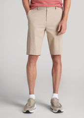 American Tall Discount | Premium Hybrid Shorts for Tall Men in Clay