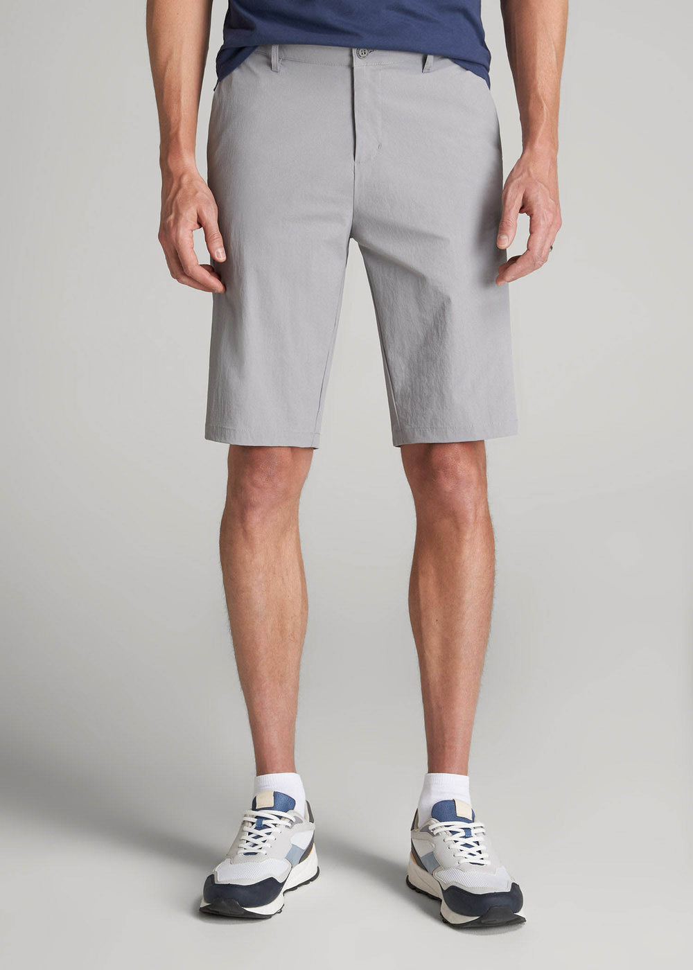 American Tall Sale | Premium Hybrid Shorts for Tall Men in Night Owl Grey