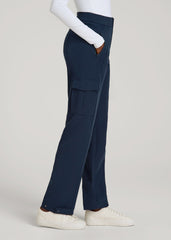 American Tall Online Shop | Traveler Cargo Pants for Tall Women in Navy