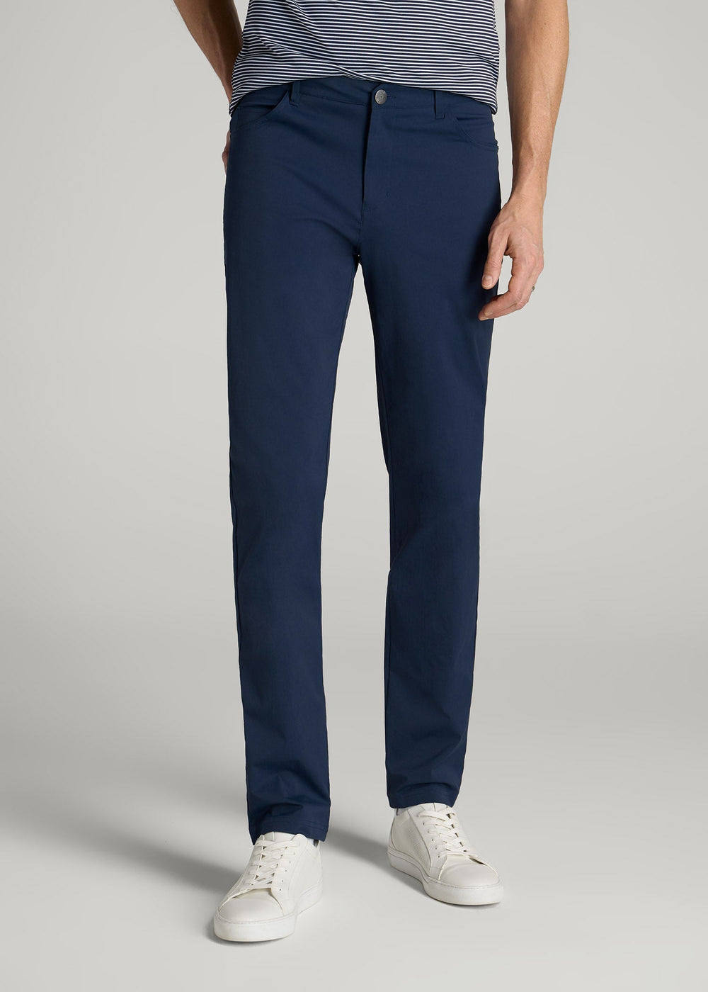 American Tall For Sale | TAPERED-FIT Traveler Pants for Tall Men in Marine Navy