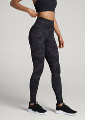 American Tall For Sale | Balance High-Rise Leggings for Tall Women in Grey Camo