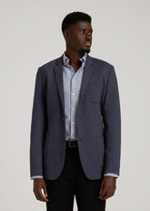 American Tall Discount | Core Blazer for Tall Men in Navy Diagonal