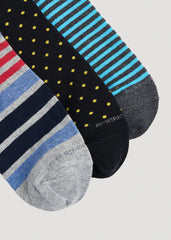 American Tall Outlet | Dress Socks Size 14 to 17 (3-Pack) for Tall Men in Pack A