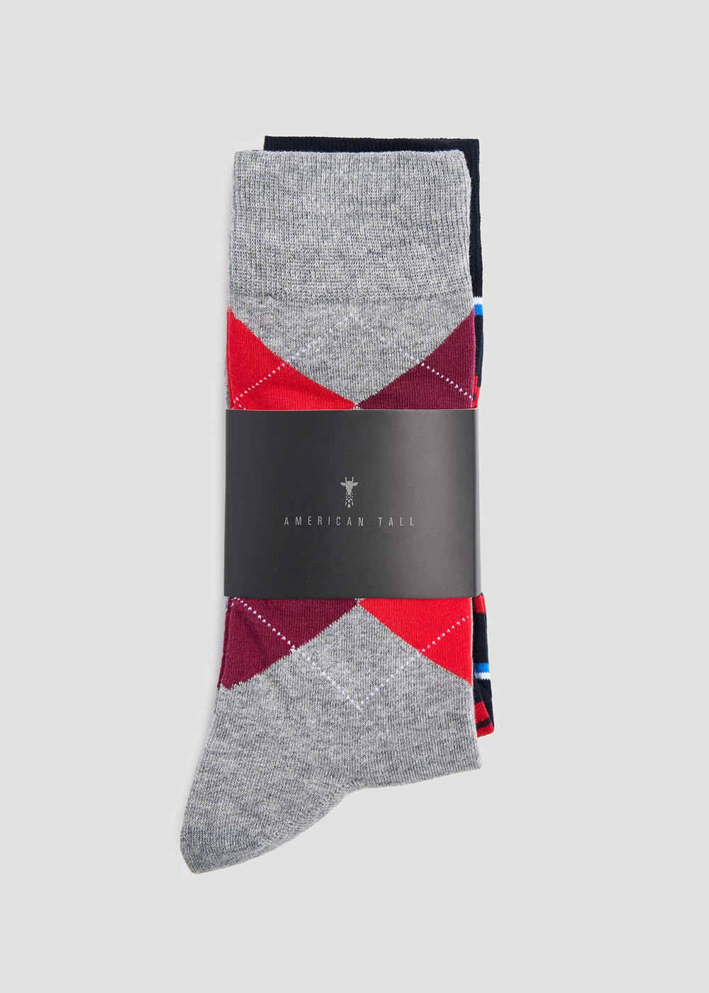 American Tall Sale | Dress Socks Size 14 to 17 (3-Pack) for Tall Men in Pack D