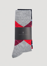 American Tall Sale | Dress Socks Size 14 to 17 (3-Pack) for Tall Men in Pack D