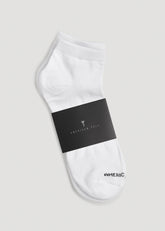 American Tall Outlet | Athletic Low Ankle Socks (X-Large Size: 13-15) for Tall Men in White