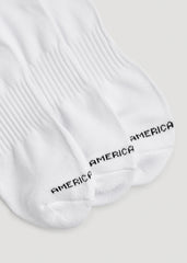 American Tall For Sale | Athletic Mid Ankle Socks (X-Large Size: 14-17) for Tall Men in White