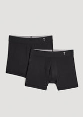 American Tall Online Shop | Micro Modal Boxer Briefs for Tall Men in Black