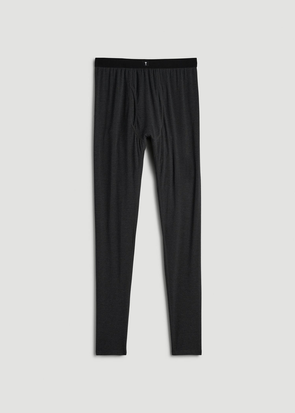 American Tall Discount | Merino Wool Blend Base Layer Tights for Tall Men in Charcoal Mix