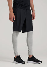 American Tall Online | A.T. Performance Tights for Tall Men in Silver Grey