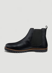 American Tall Online Shop | Lug Sole Chelsea Boots for Tall Men in Black