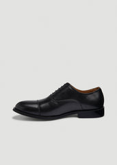American Tall For Sale | Leather Cap Toe Oxford for Tall Men in Black