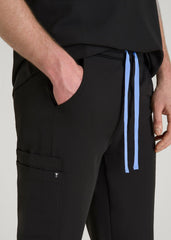 American Tall Online Shop | Cargo Scrub Pants for Tall Men in Black