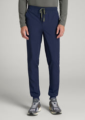 American Tall Online | Scrub Joggers for Tall Men in Patriot Blue