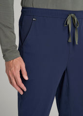 American Tall Online | Scrub Joggers for Tall Men in Patriot Blue
