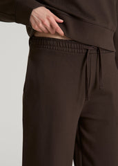 American Tall Online | Everyday Terry Midrise Wide Leg Pants for Tall Women in Espresso