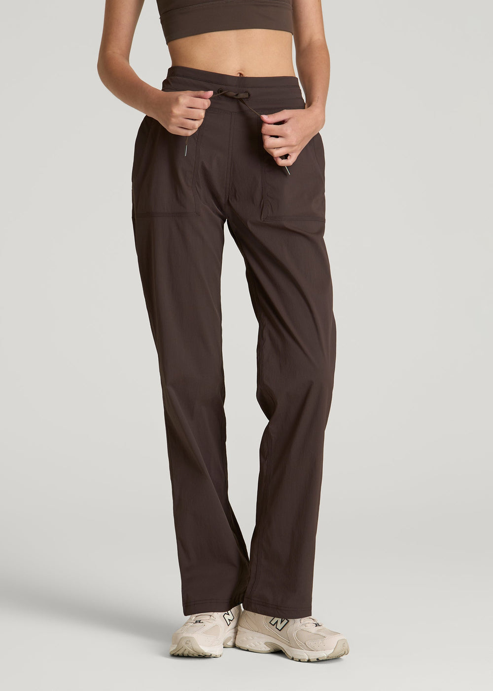 American Tall Outlet | High Rise After Practice Pant for Tall Women in Espresso