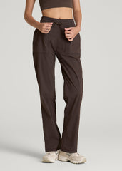 American Tall Outlet | High Rise After Practice Pant for Tall Women in Espresso