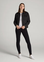 American Tall For Sale | Cotton Leggings for Tall Women in Black