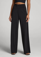 American Tall For Sale | Pull-On Breezy Wide Leg Pants for Tall Women in Black