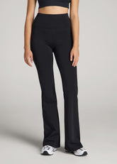 American Tall Discount | Cotton Flare Leggings for Tall Women in Black