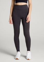 American Tall Sale | Cotton Leggings for Tall Women in Shadow Grey Mix