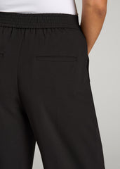 American Tall Online Shop | Flat Front Wide Leg Dress Pants for Tall Women in Black