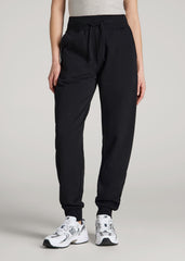 American Tall Online | A.T. Basics Athletic Joggers for Tall Women in Black