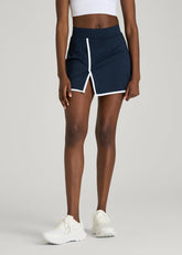 American Tall Online Shop | Wrap Skort for Tall Women in Navy