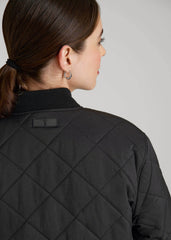 American Tall Outlet | Quilted Jacket for Tall Women in Black