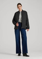 American Tall Outlet | Quilted Jacket for Tall Women in Black
