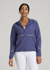 American Tall For Sale | Featherweight Packable Jacket for Tall Women in Future Dusk