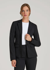 American Tall Online Shop | SLIM-FIT Two Button Blazer for Tall Women in Black