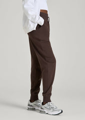 American Tall Discount | A.T. Basics Athletic Joggers for Tall Women in Espresso