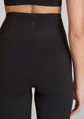 American Tall Online | Ultra Soft High Rise Flare Yoga Pants for Tall Women in Black Mix