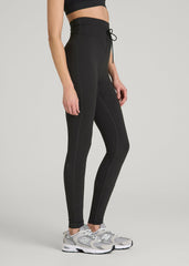 American Tall Outlet | Ultra Soft Yoga Leggings for Tall Women in Black Mix