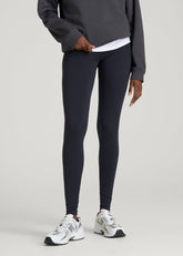 American Tall Outlet | Cotton Leggings for Tall Women in Deep Navy