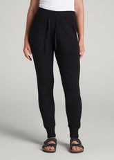American Tall Online | Knit Lounge Joggers for Tall Women in Black