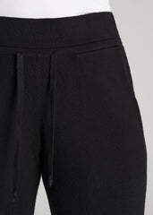 American Tall Online | Knit Lounge Joggers for Tall Women in Black