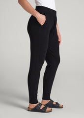 American Tall Online | Knit Lounge Joggers for Tall Women in Black