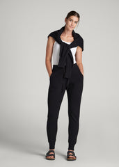American Tall Online | Knit Lounge Joggers for Tall Women in Black