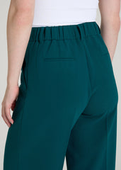 American Tall Sale | Wide Leg Pleated Dress Pants 2.0 for Tall Women in Deep Teal