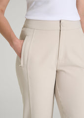 American Tall Outlet | Traveler Tapered Fit Pant for Tall Women in Drywall Tan