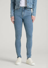 American Tall For Sale | Georgia High-Rise Skinny Jeans for Tall Women in Perfect Blue